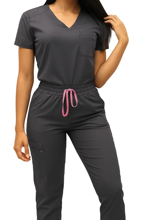 UNIFORME ANTIFLUIDO GRIS LICRADO