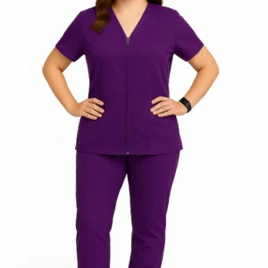 CONJUNTO ANTIFLUIDO MORADO CON CIERRE